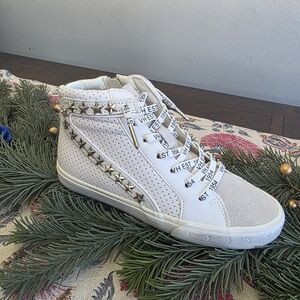 Vintage Havana Women's Gadol High Sneakers in White Multi